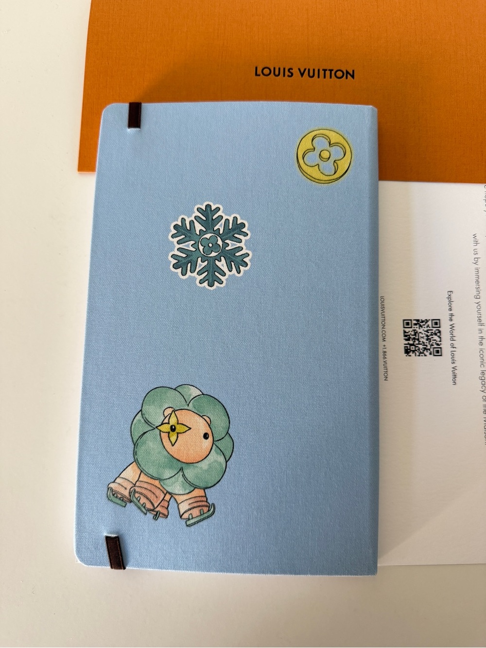 New Louis Vuitton 57th Street NYC Jane Notebook MM & Stickers GI1577 Authentic - Picture 11 of 12